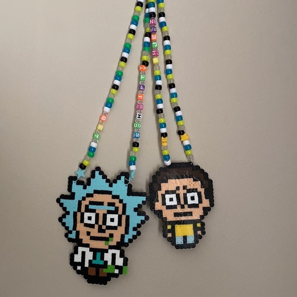 Rick “Get Schwifty” Kandi Rave Necklace - Picture 2 of 2